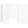 vidaXL Recinto animales corral 6 paneles hierro galvanizado 54x100 cm
