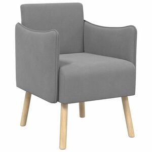 vidaXL Butaca decorativa Gris oscuro Terciopelo granulado