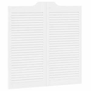 vidaXL Puertas batientes Blanco 100 x 50 cm Madera de Pino Maciza