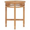 vidaXL Conjunto de comedor de jard&iacute;n 3 piezas madera maciza de teca