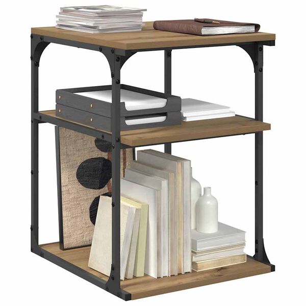 vidaXL Soporte para Impresora Roble artesanal 43 x 48 x 64 cm