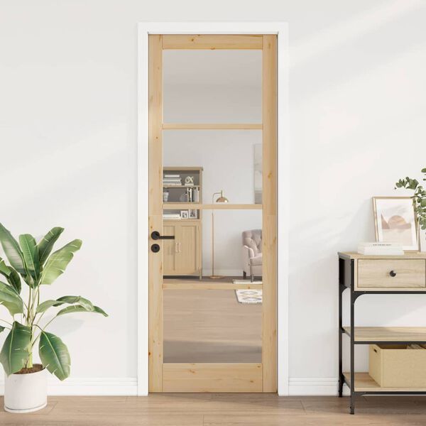vidaXL Puerta Interior ORKDAL Marrón 83 x 232 cm