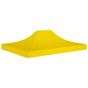 vidaXL Techo de carpa para celebraciones amarillo 4x3 m 270 g/m&sup2;