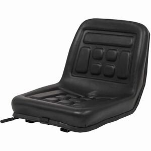 vidaXL Asiento de tractor universal negro