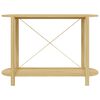 vidaXL Mesa consola de madera contrachapada 110x38x75 cm