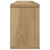 vidaXL Estantes cubo de pared 2 uds madera roble artisan 60x15x23 cm