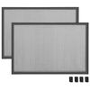 vidaXL Mosquitera extensible de ventanas gris antracita (100-193)x75cm