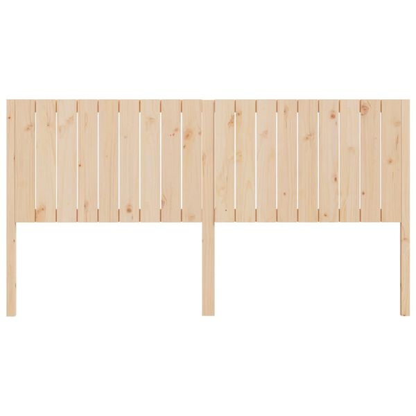 vidaXL Cabecero de cama madera maciza de pino 185,5x4x100 cm