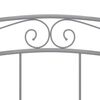 vidaXL Estructura de cama sin colch&oacute;n metal gris 160x200 cm