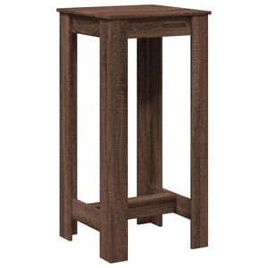 vidaXL Mesa alta de bar madera ingenier&iacute;a marr&oacute;n roble 51x50x103,5 cm