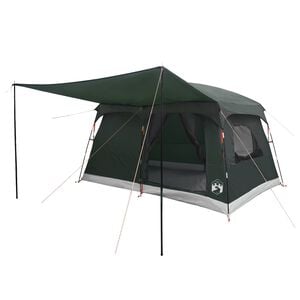 vidaXL Tienda Familiar Verde militar 320 x 210 x 180 cm Poli&eacute;ster