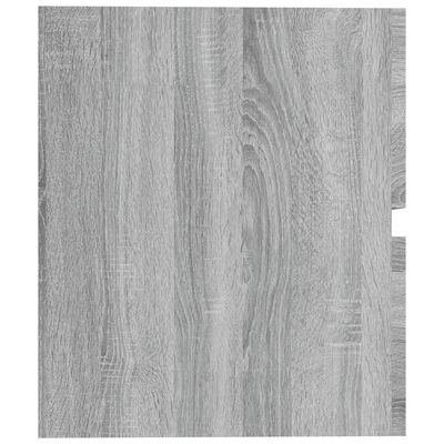 vidaXL Mueble de lavabo madera de ingeniería gris Sonoma 60x38,5x45 cm