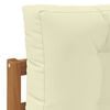 vidaXL Conjunto de sof&aacute;s de exterior con coj&iacute;n 6 pcs Natural y Crema