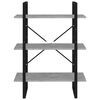 vidaXL Estanter&iacute;a madera contrachapada gris hormig&oacute;n 80x30x105 cm