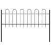 vidaXL Valla de Jard&iacute;n 9 pcs Gris 15,3 x 0,6 m