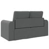 vidaXL Sof&aacute; Cama Plegable Gris oscuro 148 x 71 x 83 cm tela