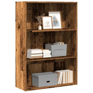 vidaXL Estanter&iacute;a madera de ingenier&iacute;a color envejecido 80x30x114 cm
