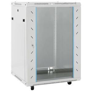 vidaXL Rack de servidores 15U 19" IP20 gris 60x45x86 cm