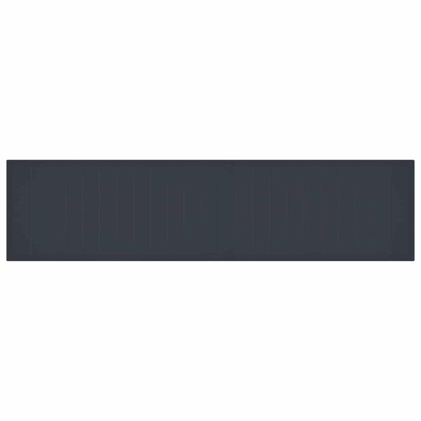 vidaXL Conjunto de comedor de jard&iacute;n con cojines 15 pcs Antracita PP