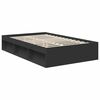 vidaXL Estructura de cama Negro 120 x 200 cm Madera de pino macizo