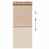 vidaXL Estor enrollable con cortinas Naturaleza 90 x 220 cm Bamb&uacute;