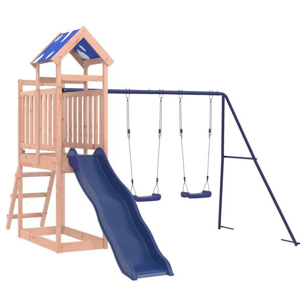 vidaXL Parque infantil de exterior madera maciza Douglas3156935