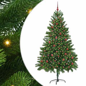 vidaXL &Aacute;rbol de Navidad con 300 LED con soporte Verde 210 cm PE