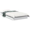 vidaXL Estructura de cama madera de ingenier&iacute;a blanca 90x200 cm