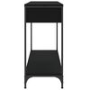vidaXL Mesa consola madera de ingenier&iacute;a negra 100x34,5x75 cm
