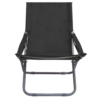 【Paquete de 2】 Silla de escritorio plegable con asientos acolchados, sillas  plegables para adultos, color negro