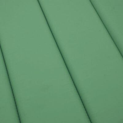 vidaXL Cojín de tumbona de tela Oxford verde 200x70x3 cm