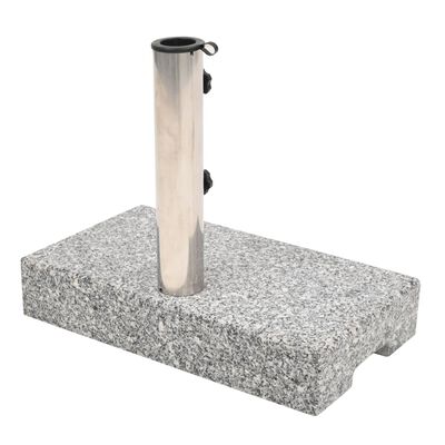 vidaXL Base de sombrilla de granito rectangular 25 kg