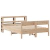 vidaXL Estructura de cama sin colch&oacute;n madera maciza de pino 140x190 cm