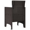 vidaXL Silla de Jard&iacute;n 2 pcs Marr&oacute;n 53 x 49 x 85 cm Polipropileno