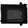 vidaXL Remolque de bicicleta para mascotas Negro 124,5 x 63,5 x 53 cm