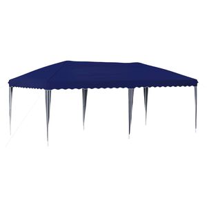 vidaXL Carpa Plegable para Fiestas 575 x 290 x 245 cm Azul