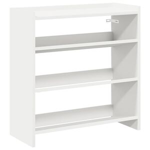 vidaXL Zapatero madera contrachapada blanco 60x25x62 cm