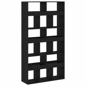 vidaXL Librer&iacute;a 2 pcs Roble Negro 100 x 33 x 187,5 cm