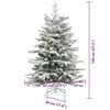 vidaXL &Aacute;rbol de Navidad artificial con ramas articuladas 120 cm