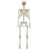 vidaXL Esqueleto de Halloween Blanco 155 x 38,5 cm Polipropileno