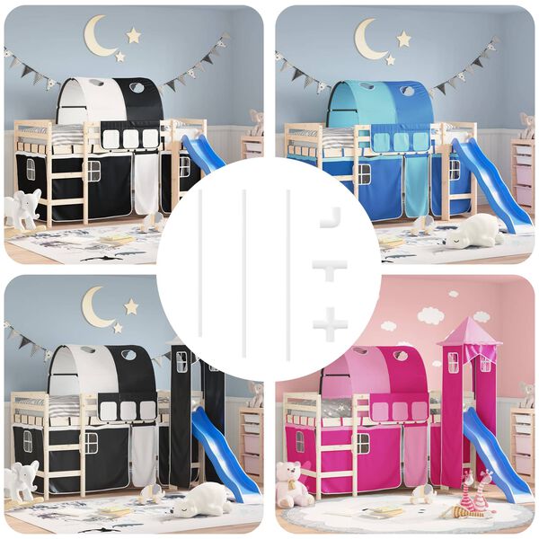 vidaXL Tubo de PVC 2 pcs 12,2 x 1,8 x 500 mm PP, PE