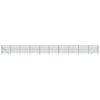 vidaXL Cerca de alambre de acero galvanizado verde 1,6x25 m