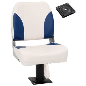 vidaXL Asiento para barco con pedestal giratorio 360&deg;