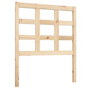vidaXL Cabecero de cama madera maciza de pino 80,5x4x100 cm
