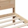 vidaXL Estructura de cama Marr&oacute;n 120 x 190 cm Madera de ingenier&iacute;a