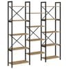 vidaXL Estante de libros 156 x 25 x 167 cm Madera de ingenier&iacute;a