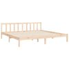 vidaXL Estructura de cama con cabecero madera maciza 180x200 cm