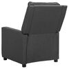 vidaXL Sill&oacute;n de masaje elevable tela gris oscuro