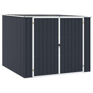 vidaXL Cobertizo de jard&iacute;n acero galvanizado antracita 195x198x159 cm