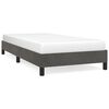 vidaXL Estructura de cama sin colch&oacute;n terciopelo gris oscuro 80x200 cm